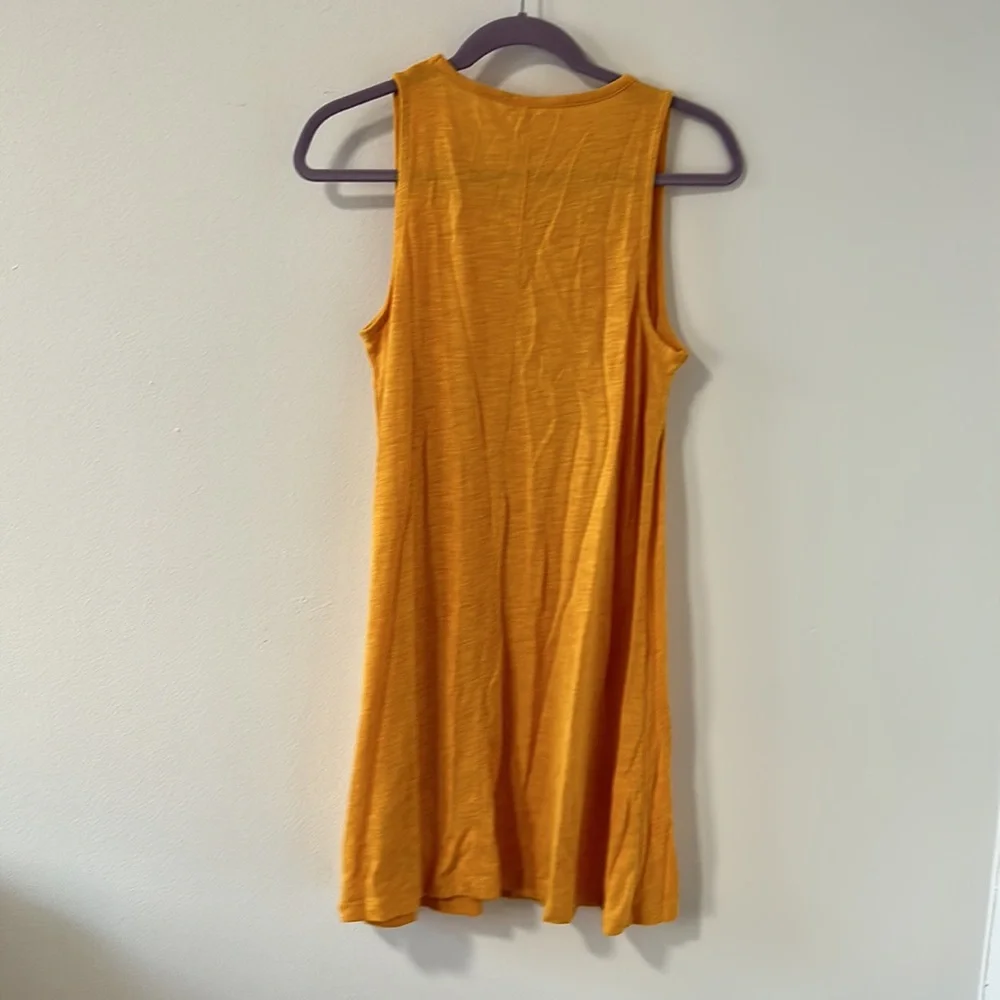 Madewell Yellow Highpoint Tank Top Swing Flowy Dress - Picture 5 of 5
